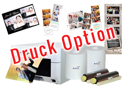Druck Option für die Fotobox